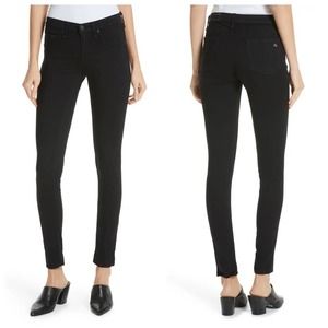 RAG & BONE High Rise Ankle Skinny Jeans Black 29